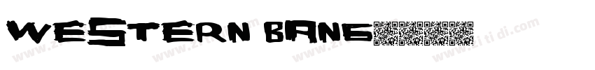 Western Bang字体转换